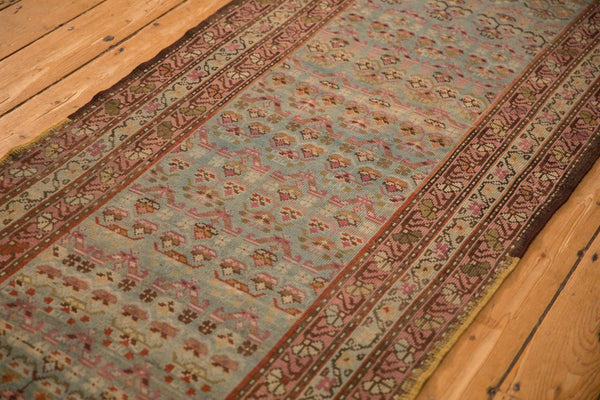3.5x12.5 Vintage Distressed Karabagh Rug Runner // ONH Item ee005431, Image 8