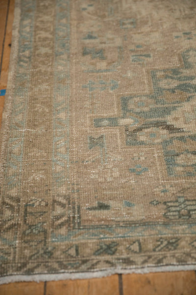 3.5x10.5 Vintage Distressed Heriz Rug Runner // ONH Item ee005432, Image 8