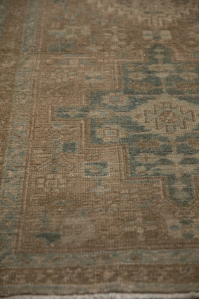 3.5x10.5 Vintage Distressed Heriz Rug Runner // ONH Item ee005432, Image 5