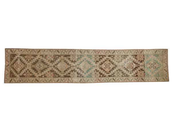 3x14.5 Antique Distressed Karabagh Rug Runner