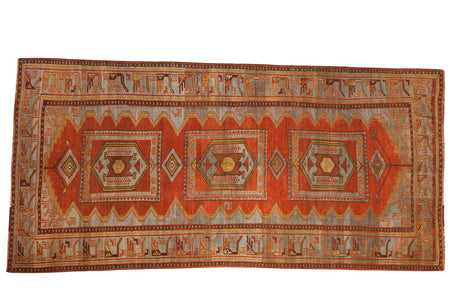 5x10.5 Vintage Distressed Northwest Persian Rug Runner // ONH Item ee0054441