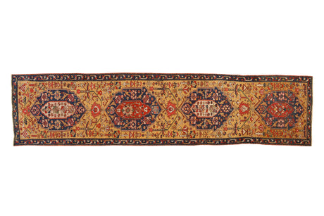 3x13 Antique Karabagh Rug Runner // ONH Item ee0054501