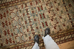 4x10 Antique Distressed Borchalou Rug Runner // ONH Item ee005452, Image 1