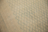 The low, hand-knotted pile of a vintage Mir Sarouk showing its time-softened texture and wear.