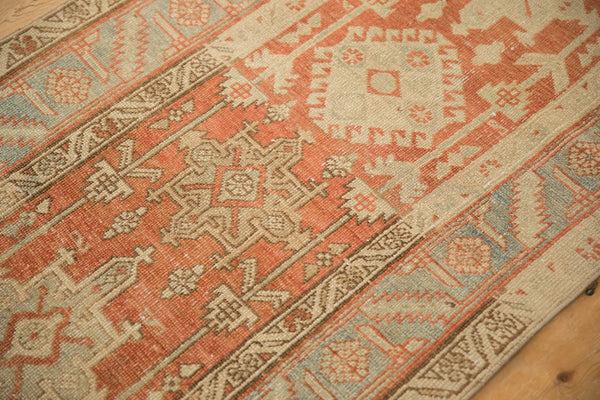 3x12.5 Vintage Distressed Heriz Rug Runner