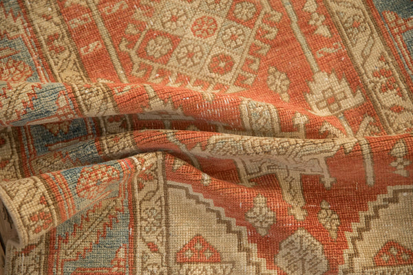 3x12.5 Vintage Distressed Heriz Rug Runner