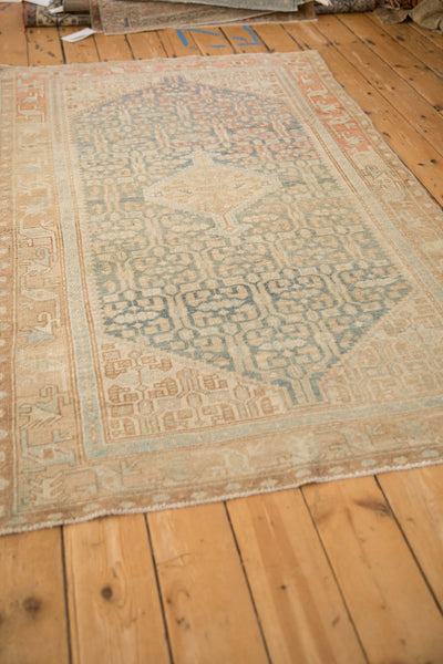 4x7 Vintage Distressed Malayer Rug