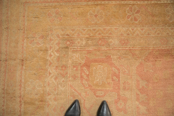 10x17.5 Vintage Distressed Oushak Carpet