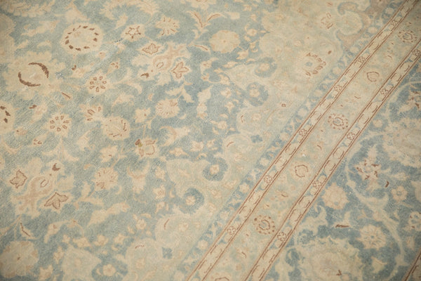 9.5x13.5 Vintage Distressed Kashan Carpet