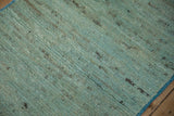 Plush, abrashed pile of Moroccan design runner showing soft powder blue and silver shades.