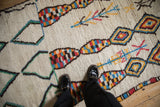 Vintage Moroccan Rug Runner / ONH item ee005499