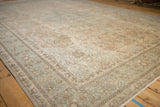 9x12.5 Vintage Distressed Tabriz Carpet