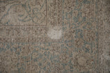 9x12.5 Vintage Distressed Tabriz Carpet