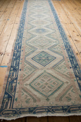 Vintage Distressed Hamadan Rug Runner / ONH item ee005505
