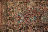 4x5.5 Vintage Distressed Tabriz Rug