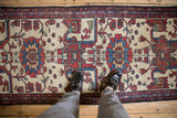 3x9.5 Antique Northwest Persian Rug Runner