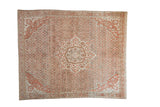 6x8.5 Vintage Distressed Malayer Carpet