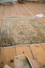 2x3 Vintage Distressed Sarouk Rug Mat