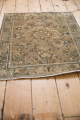 2x3 Vintage Distressed Sarouk Rug Mat