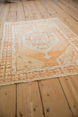 2.5x4 Vintage Distressed Oushak Rug