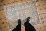 2.5x3.5 Distressed Oushak Rug
