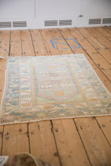 2.5x3.5 Distressed Oushak Rug