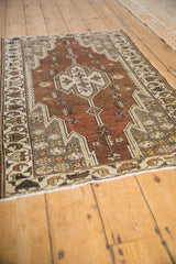 2.5x4 Vintage Distressed Mazlaghan Rug