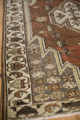 2.5x4 Vintage Distressed Mazlaghan Rug