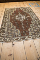 2.5x4 Vintage Distressed Mazlaghan Rug