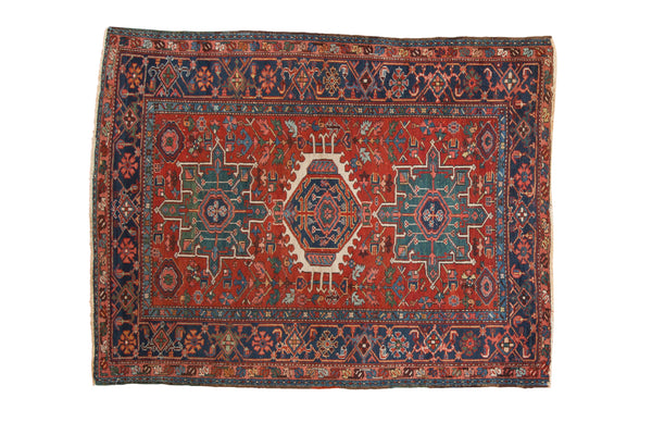 4.5x5 Vintage Karaja Square Rug