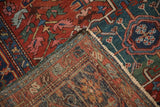 4.5x5 Vintage Karaja Square Rug