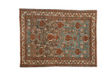 4x5 Vintage Distressed Malayer Square Rug