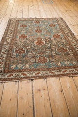 4x5 Vintage Distressed Malayer Square Rug