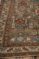 4x5 Vintage Distressed Malayer Square Rug