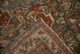 4x5 Vintage Distressed Malayer Square Rug