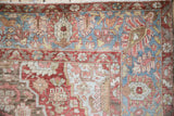 7x10 Antique Distressed Sarouk Carpet