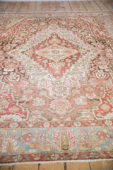 7x10 Antique Distressed Sarouk Carpet