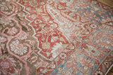 7x10 Antique Distressed Sarouk Carpet