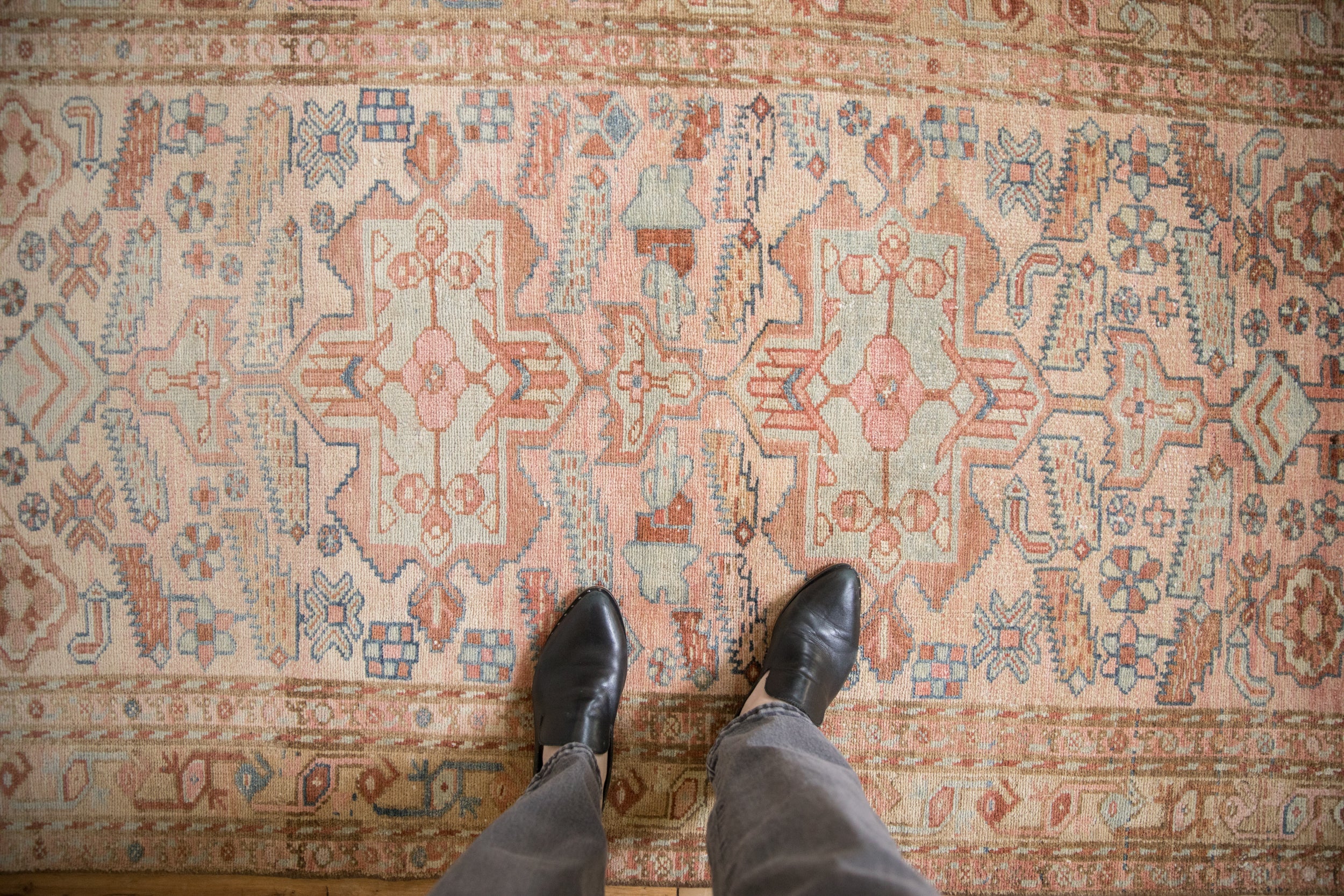 3.5x6 Vintage Distressed Mehreban Rug