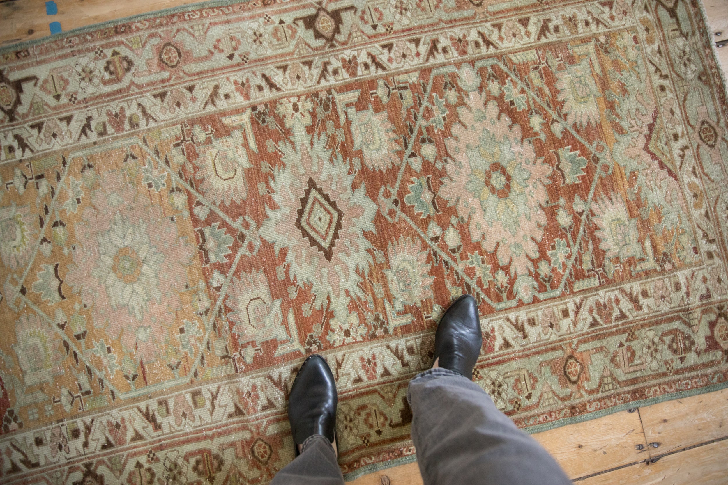 3.5x6.5 Vintage Distressed Mehreban Rug