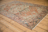 4.5x7 Vintage Distressed Bakhtiari Rug