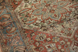 4.5x7 Vintage Distressed Bakhtiari Rug