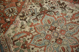 4.5x7 Vintage Distressed Bakhtiari Rug