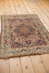 3x4 Antique Kerman Square Rug