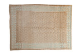 6.5x9 Vintage Distressed Malayer Carpet