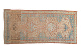 4.5x9.5 Vintage Distressed Malayer Rug Runner