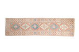2.5x9.5 Vintage Distressed Dosemealti Rug Runner