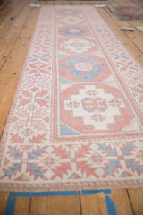 2.5x9.5 Vintage Distressed Dosemealti Rug Runner