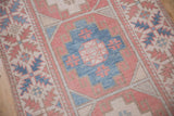 2.5x9.5 Vintage Distressed Dosemealti Rug Runner