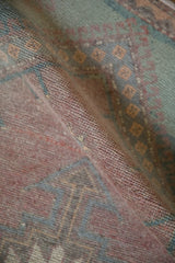 1.5x3.5 Vintage Distressed Oushak Rug Mat Runner